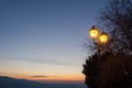 Settefrati by night, lamppost, Ciociaria, Valle di Comino, Frosinone