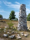 Settimia Spizzichino Memorial Park: Marble Statues Dedicated to the Shoah at Campocecina in Carrara in Tuscany, Italy