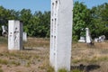 Settimia Spizzichino Memorial Park: Marble Statues Dedicated to the Shoah at Campocecina in Carrara in Tuscany, Italy