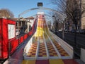 Carousels at Luna Park in Settimo Torinese