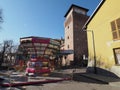 Carousels at Luna Park in Settimo Torinese