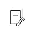 Setting data documents, files, information