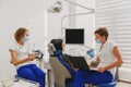 Dentistry, dental treatment clinic. Royalty Free Stock Photo