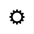 Setting, Gear, Tool, Cog Isolated Flat Web Mobile Icon Royalty Free Stock Photo