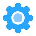 Setting icon in flat style for any projects Royalty Free Stock Photo