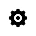 Setting Icon isolated on white background. Setting vector icon. Cog Settings Icon Symbol. Gear Royalty Free Stock Photo
