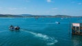 Setting out into the river Exe estuary Royalty Free Stock Photo