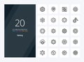 20 Setting Outline icon for presentation