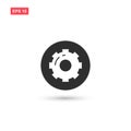 Setting preference icon vector design isolated 3