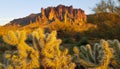 Sun sets on the Superstitions