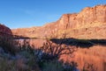 Colorado River Reflections near Moab, Utah Royalty Free Stock Photo