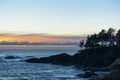 Horizon Sunset At Depoe Bay