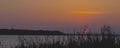 Setting Sun Viewed From Pelican Watch On Seabrook Island SC