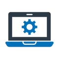 Setting, web gear Vector Icon which can easily modify Royalty Free Stock Photo