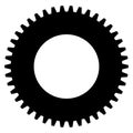 Settings, configuration, maintance, service or repair, development concept icon with gear symbol