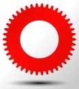 Settings, configuration, maintance, service or repair, development concept icon with gear symbol