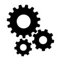 Settings icon, gear icon vector, gear symbol illustration. For web sites our mobile.