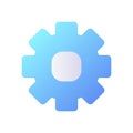 Settings pixel perfect flat gradient color ui icon Royalty Free Stock Photo