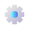 Settings pixel perfect flat gradient two-color ui icon Royalty Free Stock Photo