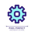 Settings pixel perfect RGB color ui icon Royalty Free Stock Photo