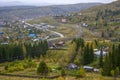 Settlement of KAZ in  Gornaya Shoria Royalty Free Stock Photo