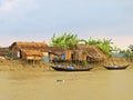 settlement at Sundarbans waterways, Bangladesh Royalty Free Stock Photo