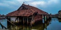 Settlements on the Coast of Semarang were inundated by sea water