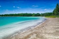 Azure lake in central Poland Royalty Free Stock Photo