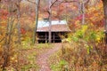 Settlers cabin in missouri Royalty Free Stock Photo