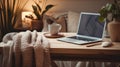 setup website designer desk