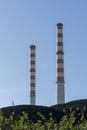 The SetÃÂºbal Thermoelectric Power Plant towers