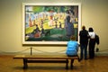 Seurat at the Art Institute of Chicago Royalty Free Stock Photo