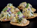 Sev Batata puri Royalty Free Stock Photo