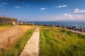 Tourist Peoples relaxing at the top of Sevanavank Mountain Royalty Free Stock Photo