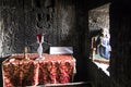 Sevanavank, Armenia, September 19, 2018: The interior of the church in the monastery complex Sevanavank located on the northwest Royalty Free Stock Photo