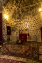 Sevanavank, Armenia, September 19, 2018: The interior of the church in the monastery complex Sevanavank located on the northwest Royalty Free Stock Photo