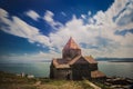 Sevanavank monastery, lake sevan, armenia Royalty Free Stock Photo