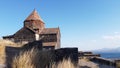 Sevanavank monastery on Lake Sevan, Armenia Royalty Free Stock Photo