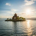 Sevanavank Monastery on Lake Sevan, Armenia Royalty Free Stock Photo