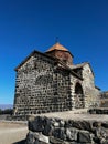 Sevanavank Monastery, located on the shore of Lake Sevan. Sights of Armenia. Royalty Free Stock Photo
