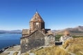 Sevanavank monastery on the North-West coast of lake Sevan, Gegharkunik province Royalty Free Stock Photo