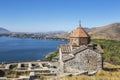 Sevanavank monastery on the North-West coast of lake Sevan, Gegharkunik province Royalty Free Stock Photo