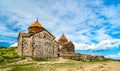 Sevanavank Monastery on Lake Sevan in Armenia Royalty Free Stock Photo