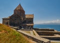 Sevanavank Monastery on Sevan Lake in Armenia Royalty Free Stock Photo