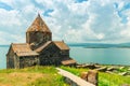 Sevanavank Monastery on the shore of Lake Sevan Royalty Free Stock Photo