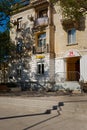 Sevastopol, Crimea, August 13, 2020. The central street of the city Royalty Free Stock Photo