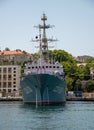 Sevastopol, Crimea - July 3, 2019. The Medium reconnaissance ship SSV-201 - Priazovye