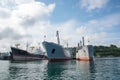 Ships of the Black Sea Fleet in the port of Sevastopol Royalty Free Stock Photo