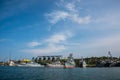 Ships of the Black Sea Fleet in the port of Sevastopol Royalty Free Stock Photo