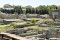 Sevastopol, Crimea - 29 September 2020: Ancient greek antique excavations Tauric Chersonesos, Illustrative Editorial